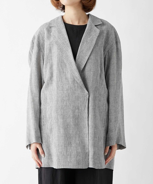 RIVE DROITE(リヴドロワ)の「グレンチェックオーバーライトジャケット(テーラードジャケット・レディース・ブラック/ブラウン・FREE)」の21枚目の写真