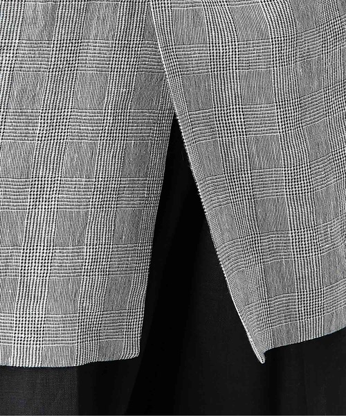 RIVE DROITE(リヴドロワ)の「グレンチェックオーバーライトジャケット(テーラードジャケット・レディース・ブラック/ブラウン・FREE)」の12枚目の写真