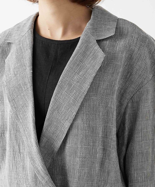 RIVE DROITE(リヴドロワ)の「グレンチェックオーバーライトジャケット(テーラードジャケット・レディース・ブラック/ブラウン・FREE)」の5枚目の写真