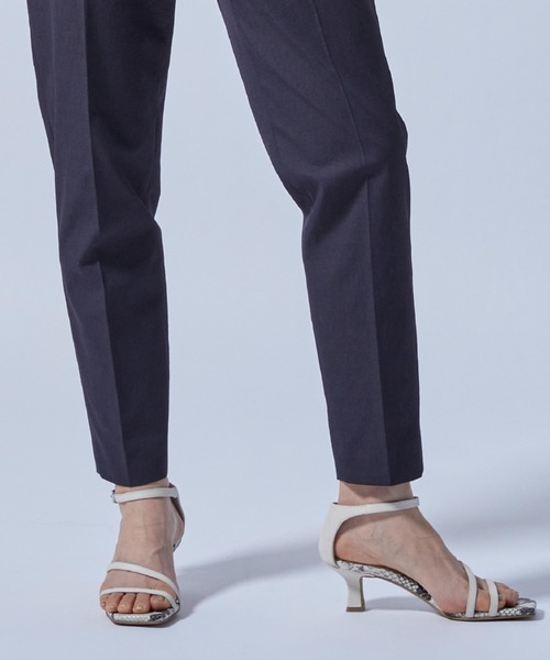 LAUTREAMONT（ロートレアモン）の「パイソンスクエアサンダル（サンダル・レディース・アイボリー/ブラウン系その他・23.0cm/24.0cm/23.5cm）」の18枚目の写真