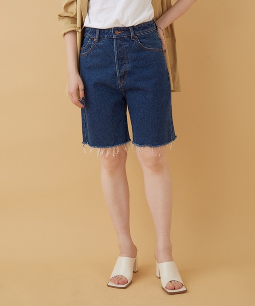 ROLLA'S(ローラス)の「【ROLLA'S】CLASSIC CUTOFF(デニムパンツ・レディース・ブルー・1/2/3)」の1枚目の写真