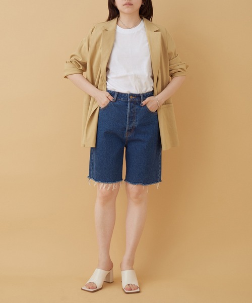 ROLLA'S(ローラス)の「【ROLLA'S】CLASSIC CUTOFF(デニムパンツ・レディース・ブルー・1/2/3)」の14枚目の写真