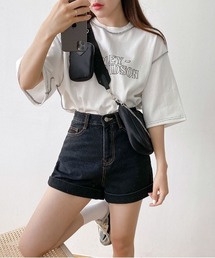 SONA | SONYUNARA ステッチ半袖Tシャツ(Tシャツ/カットソー)