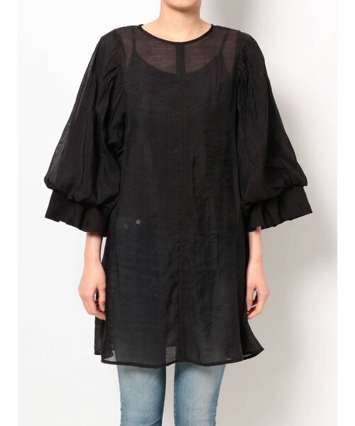 THE DAYZ TOKYO(ザデイズトーキョー)の「【THE DAYZ TOKYO】キャンディースリーブフレアチュニック(シャツ/ブラウス・レディース・オフホワイト/ブラック・FREE)」の15枚目の写真