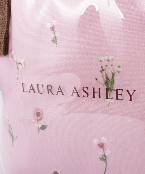 LAURA ASHLEY(ローラアシュレイ)の「ボタニカルPVCトートバッグ(トートバッグ・レディース・ネイビー系/ホワイト系1/ピンク系5・00)」の7枚目の写真
