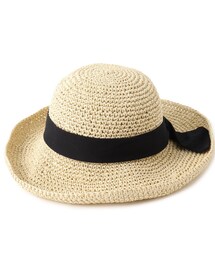 DRESKIP | ギャザーリボン細編みハット(ハット)