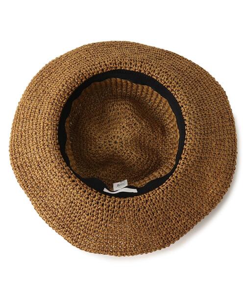 DRESKIP（ドレスキップ）の「◆ギャザーリボン細編みハット（ハット・レディース・ベージュ/キャメル/ベージュ系4・00）」の10枚目の写真