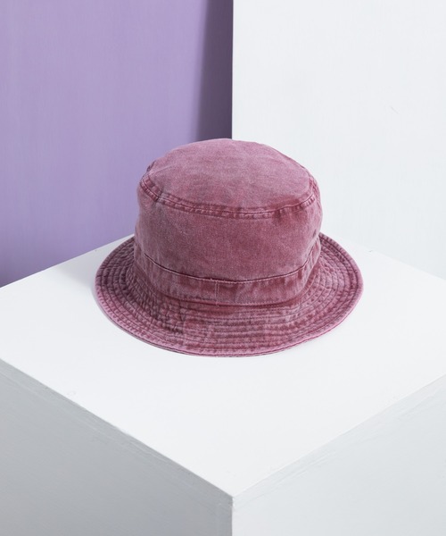 newhattan（ニューハッタン）の「NEWHATTAN ニューハッタン Bucket Hat -pigment dyed- ピグメントダイ バケットハット（ハット・メンズ・ブラック/バーガンディー/チャコール/ダークブラウン/グレー/ネイビー/オリーブ/オレンジ/ロイヤルブルー/サンドベージュ・FREE）」の12枚目の写真