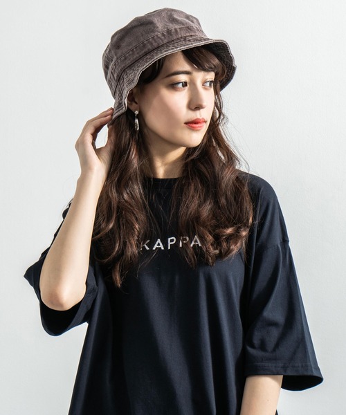 newhattan（ニューハッタン）の「NEWHATTAN ニューハッタン Bucket Hat -pigment dyed- ピグメントダイ バケットハット（ハット・メンズ・ブラック/バーガンディー/チャコール/ダークブラウン/グレー/ネイビー/オリーブ/オレンジ/ロイヤルブルー/サンドベージュ・FREE）」の11枚目の写真