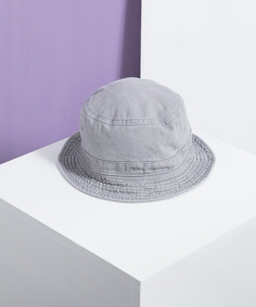 newhattan（ニューハッタン）の「NEWHATTAN ニューハッタン Bucket Hat -pigment dyed- ピグメントダイ バケットハット（ハット・メンズ・ブラック/バーガンディー/チャコール/ダークブラウン/グレー/ネイビー/オリーブ/オレンジ/ロイヤルブルー/サンドベージュ・FREE）」の20枚目の写真