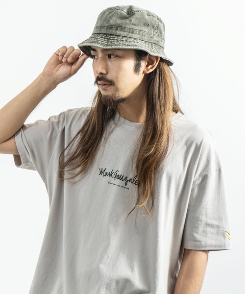 newhattan（ニューハッタン）の「NEWHATTAN ニューハッタン Bucket Hat -pigment dyed- ピグメントダイ バケットハット（ハット・メンズ・ブラック/バーガンディー/チャコール/ダークブラウン/グレー/ネイビー/オリーブ/オレンジ/ロイヤルブルー/サンドベージュ・FREE）」の17枚目の写真