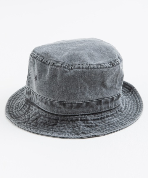 newhattan（ニューハッタン）の「NEWHATTAN ニューハッタン Bucket Hat -pigment dyed- ピグメントダイ バケットハット（ハット・メンズ・ブラック/バーガンディー/チャコール/ダークブラウン/グレー/ネイビー/オリーブ/オレンジ/ロイヤルブルー/サンドベージュ・FREE）」の14枚目の写真