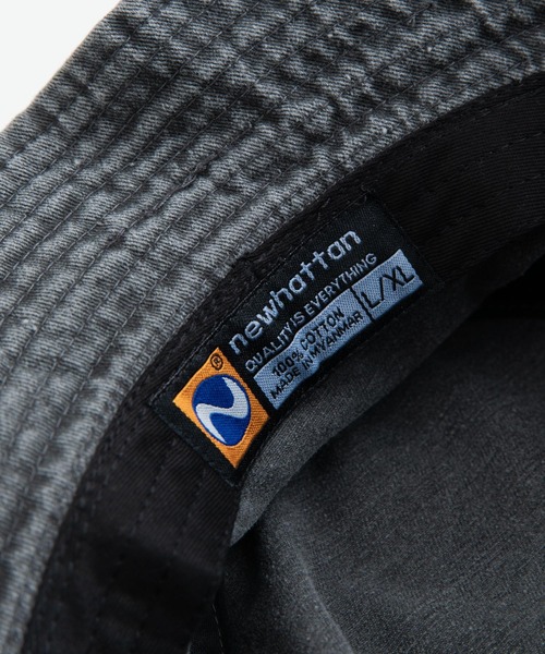newhattan（ニューハッタン）の「NEWHATTAN ニューハッタン Bucket Hat -pigment dyed- ピグメントダイ バケットハット（ハット・メンズ・ブラック/バーガンディー/チャコール/ダークブラウン/グレー/ネイビー/オリーブ/オレンジ/ロイヤルブルー/サンドベージュ・FREE）」の16枚目の写真