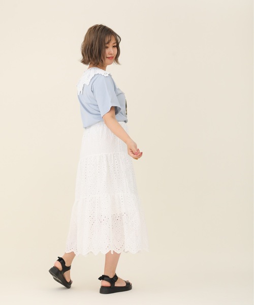 sakishimatokyo(サキシマトーキョー)の「【ZOZO限定】サキシマamp「CATプリントTee」(Tシャツ/カットソー・レディース・ホワイト/ライトブルー/ブラック/アイボリー・FREE)」の19枚目の写真