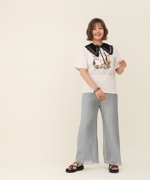 sakishimatokyo(サキシマトーキョー)の「【ZOZO限定】サキシマamp「CATプリントTee」(Tシャツ/カットソー・レディース・ホワイト/ライトブルー/ブラック/アイボリー・FREE)」の15枚目の写真