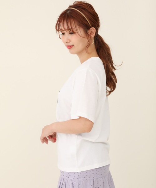 sakishimatokyo(サキシマトーキョー)の「【ZOZO限定】サキシマamp「CATプリントTee」(Tシャツ/カットソー・レディース・ホワイト/ライトブルー/ブラック/アイボリー・FREE)」の6枚目の写真