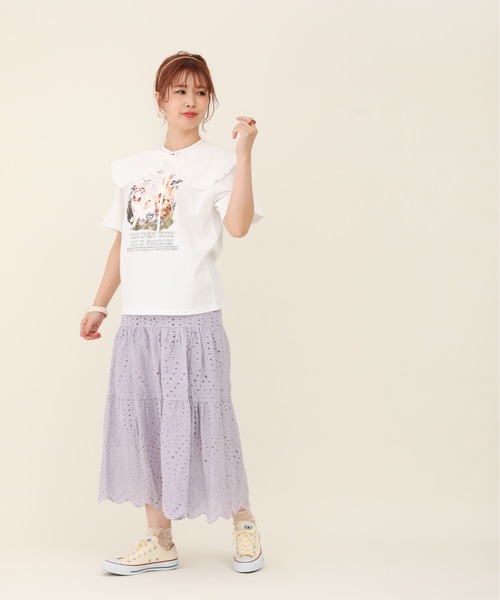 sakishimatokyo(サキシマトーキョー)の「【ZOZO限定】サキシマamp「CATプリントTee」(Tシャツ/カットソー・レディース・ホワイト/ライトブルー/ブラック/アイボリー・FREE)」の10枚目の写真