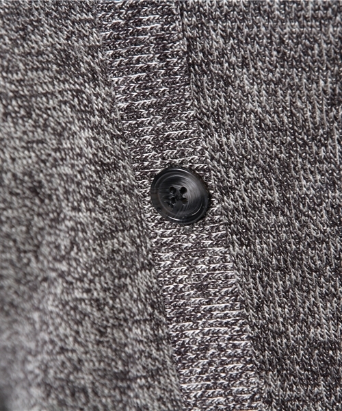 JUNRED（ジュンレッド）の「【JUNMEN】ニットライクＶカーディガン（カーディガン/ボレロ・メンズ・ダークブラック/カーキ/オレンジ・MEDIUM/LARGE）」の10枚目の写真