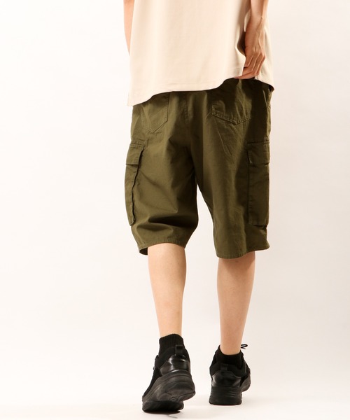 POWER TO THE PEOPLE(パワートゥーザピープル)の「【POWER TO THE PEOPLE】リップイージーカーゴショーツ(ショートパンツ/ハーフパンツ)(カーゴパンツ・メンズ・ブラック/アイボリー/ベージュ/カーキ・LL/M/L)」の22枚目の写真