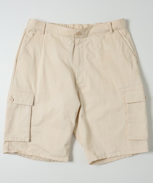 POWER TO THE PEOPLE(パワートゥーザピープル)の「【POWER TO THE PEOPLE】リップイージーカーゴショーツ(ショートパンツ/ハーフパンツ)(カーゴパンツ・メンズ・ブラック/アイボリー/ベージュ/カーキ・LL/M/L)」の5枚目の写真