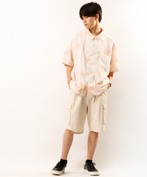 POWER TO THE PEOPLE(パワートゥーザピープル)の「【POWER TO THE PEOPLE】リップイージーカーゴショーツ(ショートパンツ/ハーフパンツ)(カーゴパンツ・メンズ・ブラック/アイボリー/ベージュ/カーキ・LL/M/L)」の12枚目の写真