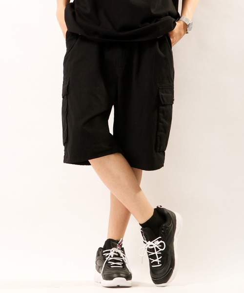 POWER TO THE PEOPLE(パワートゥーザピープル)の「【POWER TO THE PEOPLE】リップイージーカーゴショーツ(ショートパンツ/ハーフパンツ)(カーゴパンツ・メンズ・ブラック/アイボリー/ベージュ/カーキ・LL/M/L)」の14枚目の写真