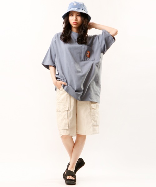 POWER TO THE PEOPLE(パワートゥーザピープル)の「【POWER TO THE PEOPLE】リップイージーカーゴショーツ(ショートパンツ/ハーフパンツ)(カーゴパンツ・メンズ・ブラック/アイボリー/ベージュ/カーキ・LL/M/L)」の8枚目の写真