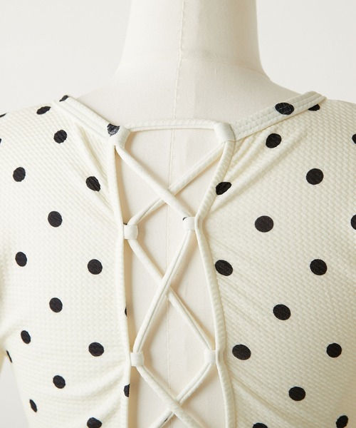 メゾンドドルチェ　ホワイト　 ラッシュガード・トップス rash guard/tops/white | maison de Dolce.