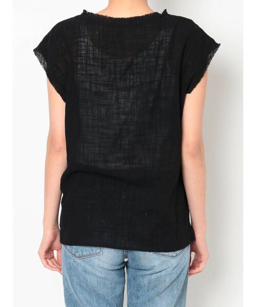 Ungrid(アングリッド)の「ネックカットブラウス(シャツ/ブラウス・レディース・オフホワイト/ブラック/ダークオレンジ・FREE)」の22枚目の写真