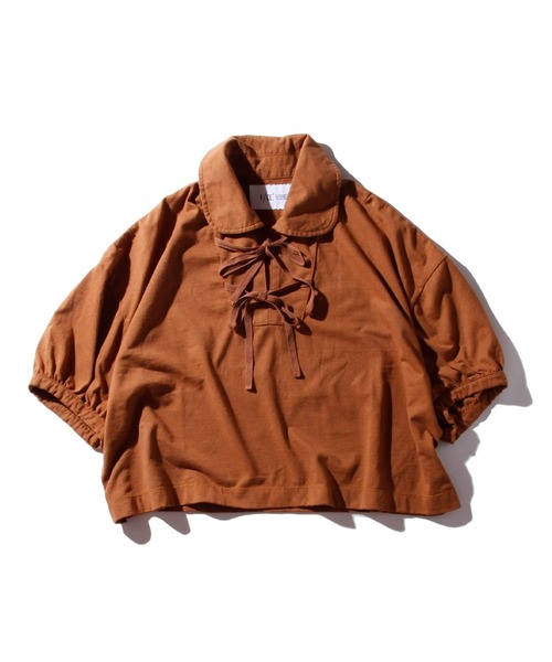 F/CE. (エフシーイー)の「F/CE. RECYCLE COTTON SHIRT LIKE / エフシーイー リサイクルコットン シャツライク(シャツ/ブラウス・レディース・オレンジ/グリーン/ブラック/アイボリー・MEDIUM/SMALL)」の10枚目の写真