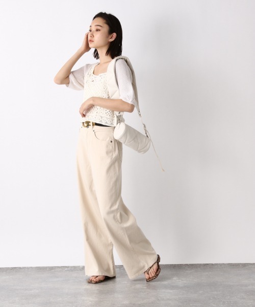 JEANASIS（ジーナシス）の「ボストンパフショルダー/953974（ショルダーバッグ・レディース・ホワイト/ブラック/イエロー・FREE）」の15枚目の写真