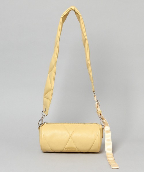 JEANASIS（ジーナシス）の「ボストンパフショルダー/953974（ショルダーバッグ・レディース・ホワイト/ブラック/イエロー・FREE）」の17枚目の写真