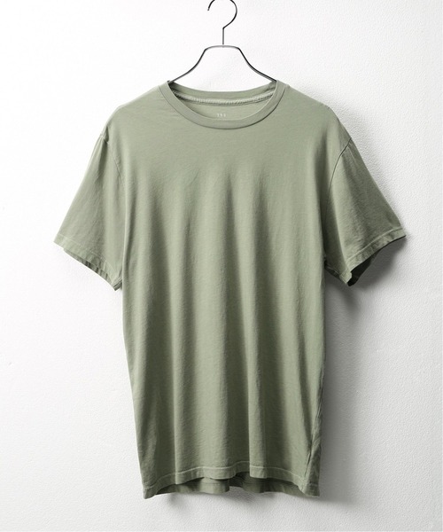 SAVE KHAKI UNITED(セーブカーキユナイテッド)の「【SAVE KHAKI UNITED /セーブカーキユナイテッド】S/S SUPIMA CREW TEE(Tシャツ/カットソー・メンズ・ブラック/ホワイト/ホワイト×ホワイト/サファリグリーン/ピンク系その他/ダークブルー/Red・SMALL/MEDIUM/LARGE)」の4枚目の写真