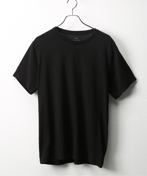 SAVE KHAKI UNITED(セーブカーキユナイテッド)の「【SAVE KHAKI UNITED /セーブカーキユナイテッド】S/S SUPIMA CREW TEE(Tシャツ/カットソー・メンズ・ブラック/ホワイト/ホワイト×ホワイト/サファリグリーン/ピンク系その他/ダークブルー/Red・SMALL/MEDIUM/LARGE)」の3枚目の写真