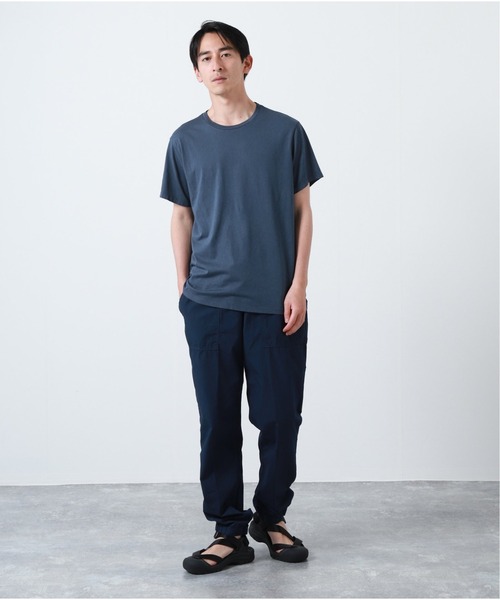SAVE KHAKI UNITED(セーブカーキユナイテッド)の「【SAVE KHAKI UNITED /セーブカーキユナイテッド】S/S SUPIMA CREW TEE(Tシャツ/カットソー・メンズ・ブラック/ホワイト/ホワイト×ホワイト/サファリグリーン/ピンク系その他/ダークブルー/Red・SMALL/MEDIUM/LARGE)」の10枚目の写真
