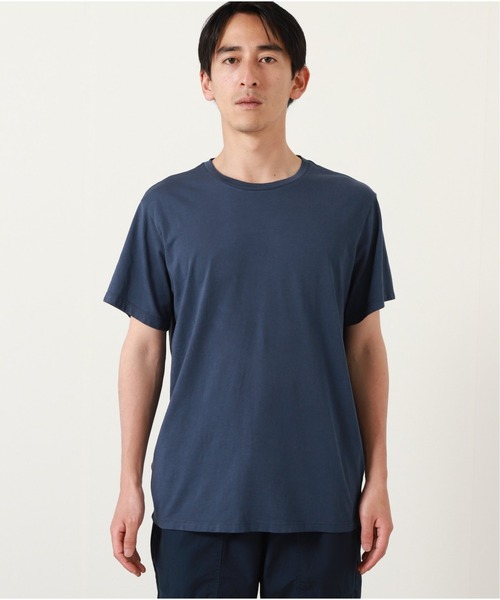 SAVE KHAKI UNITED(セーブカーキユナイテッド)の「【SAVE KHAKI UNITED /セーブカーキユナイテッド】S/S SUPIMA CREW TEE(Tシャツ/カットソー・メンズ・ブラック/ホワイト/ホワイト×ホワイト/サファリグリーン/ピンク系その他/ダークブルー/Red・SMALL/MEDIUM/LARGE)」の18枚目の写真