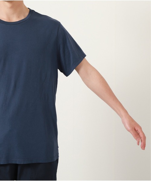 SAVE KHAKI UNITED(セーブカーキユナイテッド)の「【SAVE KHAKI UNITED /セーブカーキユナイテッド】S/S SUPIMA CREW TEE(Tシャツ/カットソー・メンズ・ブラック/ホワイト/ホワイト×ホワイト/サファリグリーン/ピンク系その他/ダークブルー/Red・SMALL/MEDIUM/LARGE)」の8枚目の写真