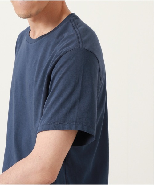 SAVE KHAKI UNITED(セーブカーキユナイテッド)の「【SAVE KHAKI UNITED /セーブカーキユナイテッド】S/S SUPIMA CREW TEE(Tシャツ/カットソー・メンズ・ブラック/ホワイト/ホワイト×ホワイト/サファリグリーン/ピンク系その他/ダークブルー/Red・SMALL/MEDIUM/LARGE)」の11枚目の写真