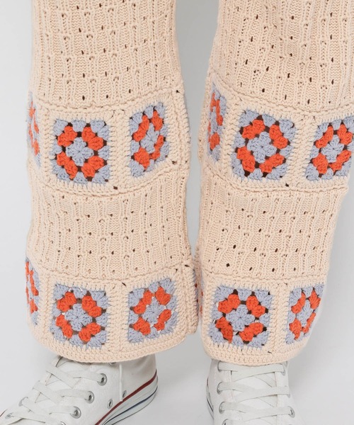 Heather（ヘザー）の「カラークロシェフレアパンツ 955018（その他パンツ・レディース・ベージュ系/ブラック系・FREE）」の13枚目の写真