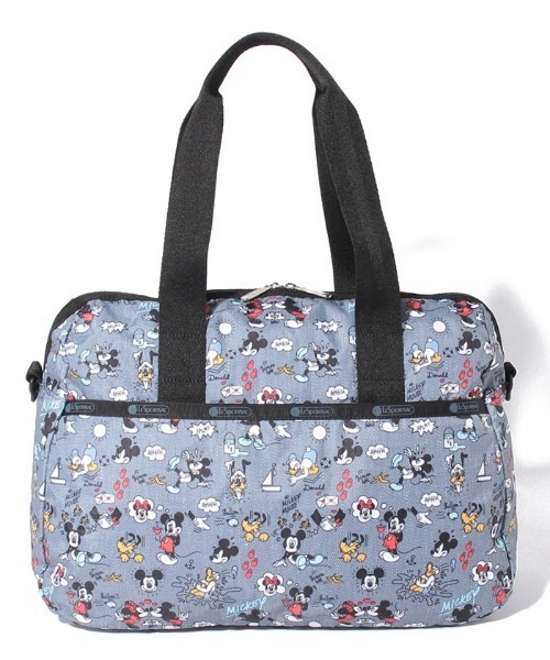 Summer Friends Collection Harper Bag ミッキードゥードゥル トートバッグ Lesportsac レスポートサック のファッション トートバッグ Lesportsac Mickey 21 Friends Collection Harper