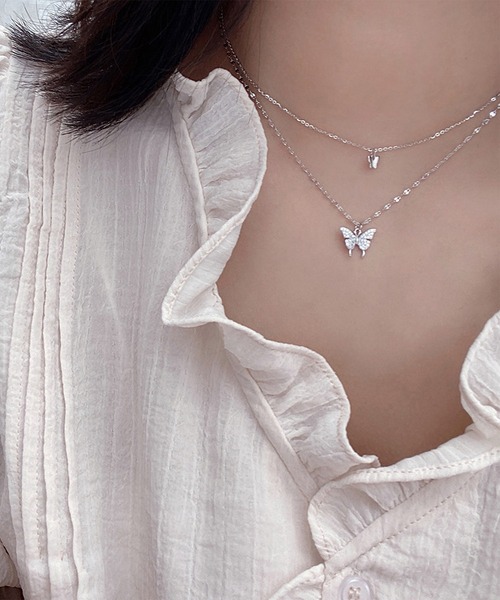 LA VORAGINE（ラ ヴォラジネ）の「チョーカー2連ネックレス（ネックレス・レディース・A/B・FREE）」の2枚目の写真