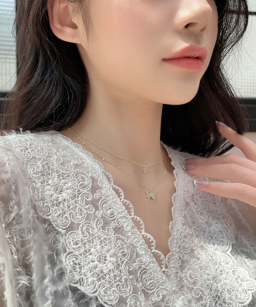 LA VORAGINE（ラ ヴォラジネ）の「チョーカー2連ネックレス（ネックレス・レディース・A/B・FREE）」の5枚目の写真