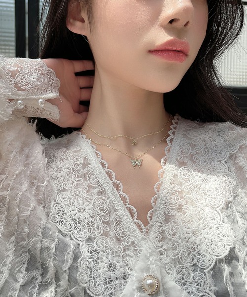 LA VORAGINE（ラ ヴォラジネ）の「チョーカー2連ネックレス（ネックレス・レディース・A/B・FREE）」の6枚目の写真