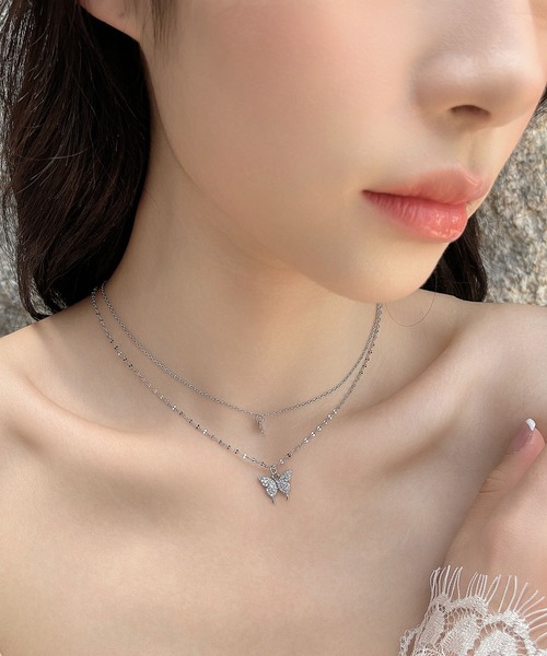 LA VORAGINE（ラ ヴォラジネ）の「チョーカー2連ネックレス（ネックレス・レディース・A/B・FREE）」の7枚目の写真