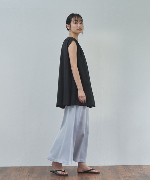 audrey and john wad（オードリーアンドジョンワッド）の「サテンツイル フレアスカート（スカート・レディース・ライトグレー/ブラック/アイボリー・S/M）」の10枚目の写真