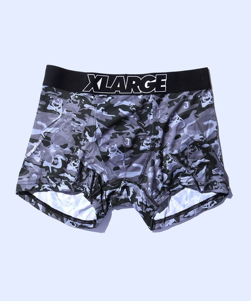 XLARGE（エクストララージ）の「XLARGE/エクストララージ カモフラ ボクサーパンツ アンダーウェア（ボクサーパンツ・メンズ・ブラック/アーミー・M/L/XL）」の2枚目の写真