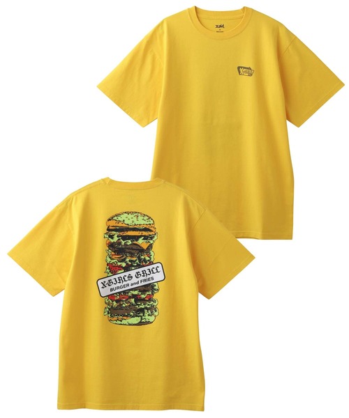 X-girl（エックスガール）の「HAMBURGER S/S TEE（Tシャツ