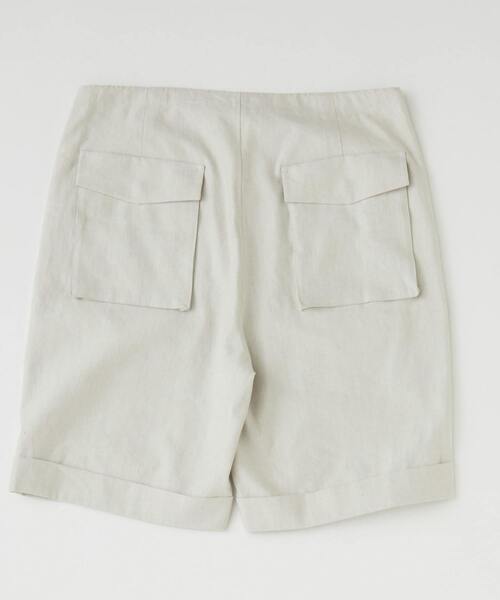 UNPERFECT（アンパーフェクト）の「[WEB限定] UNPERFECT LINEN SHORT PANTS（カーゴパンツ・メンズ・ホワイト/キナリ・4/3）」の20枚目の写真