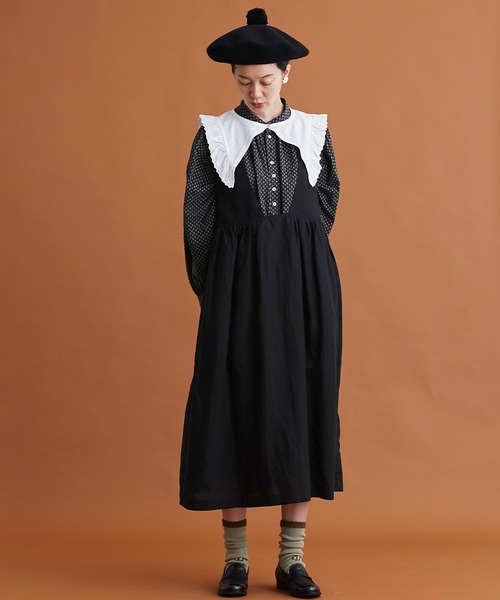 Malle（マル）の「Malle　リヨセルラミーローン ジャンパースカート（ジャンパースカート・レディース・ブラック/グレー・FREE）」の16枚目の写真