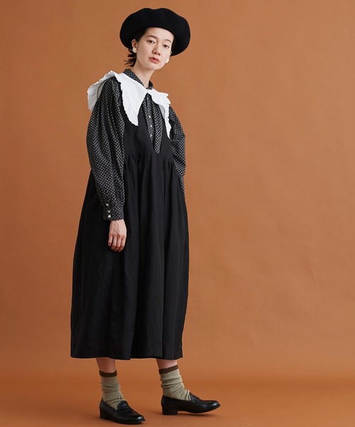 Malle（マル）の「Malle　リヨセルラミーローン ジャンパースカート（ジャンパースカート・レディース・ブラック/グレー・FREE）」の22枚目の写真